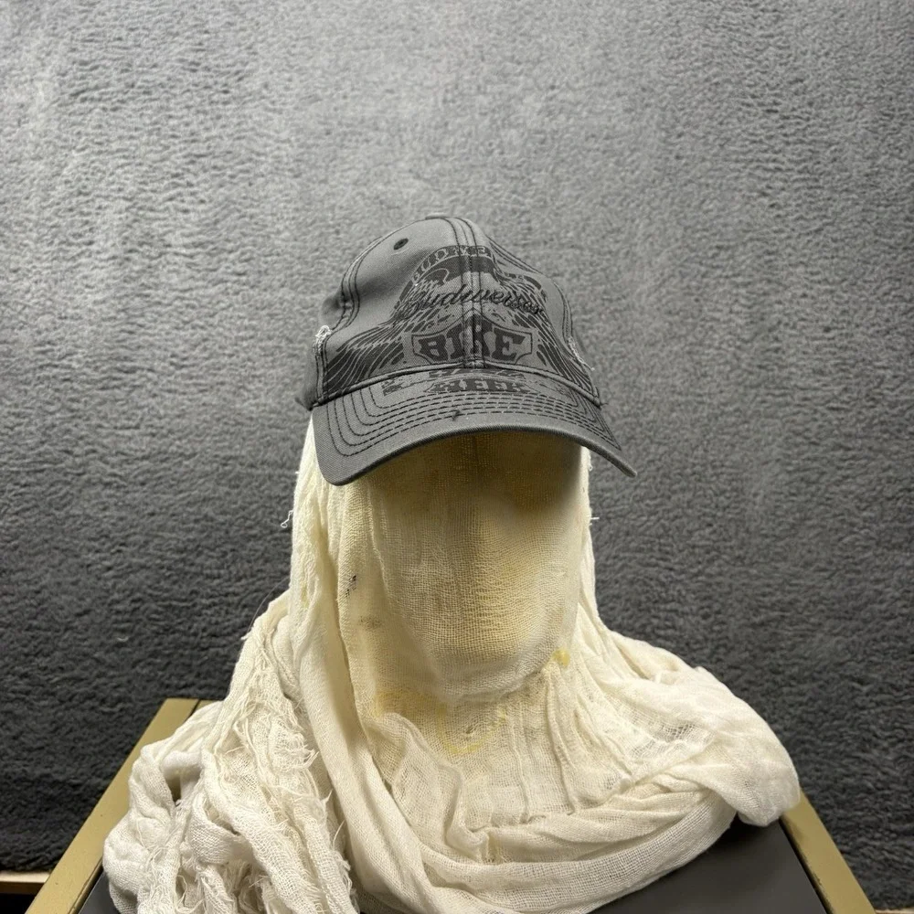 Budweiser Bike Week‎ Hat Men OSFA Strapback Twill Biker Cap